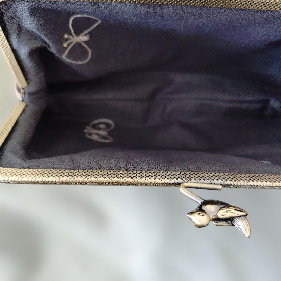 ミナペルホネン がまぐちポーチ お財布 ハンドメイド品 skip