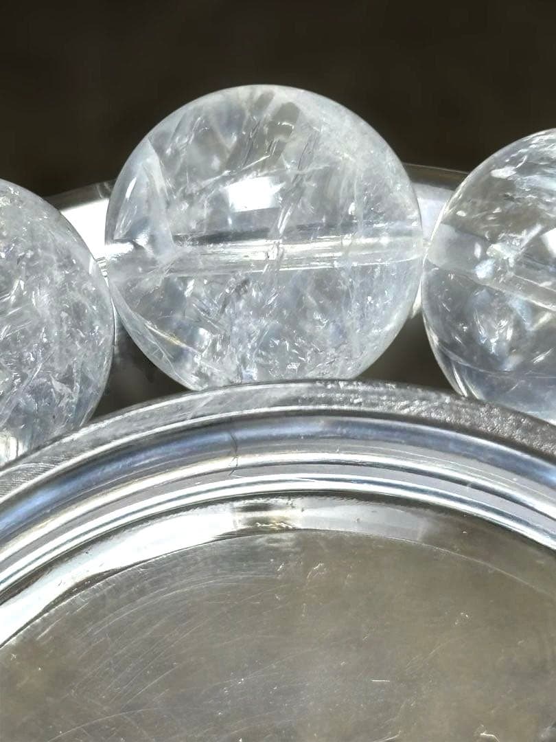 【極上大玉】レムリアンアゼツライトブレスレット約13.6㎜（新品未使用）鑑定書付