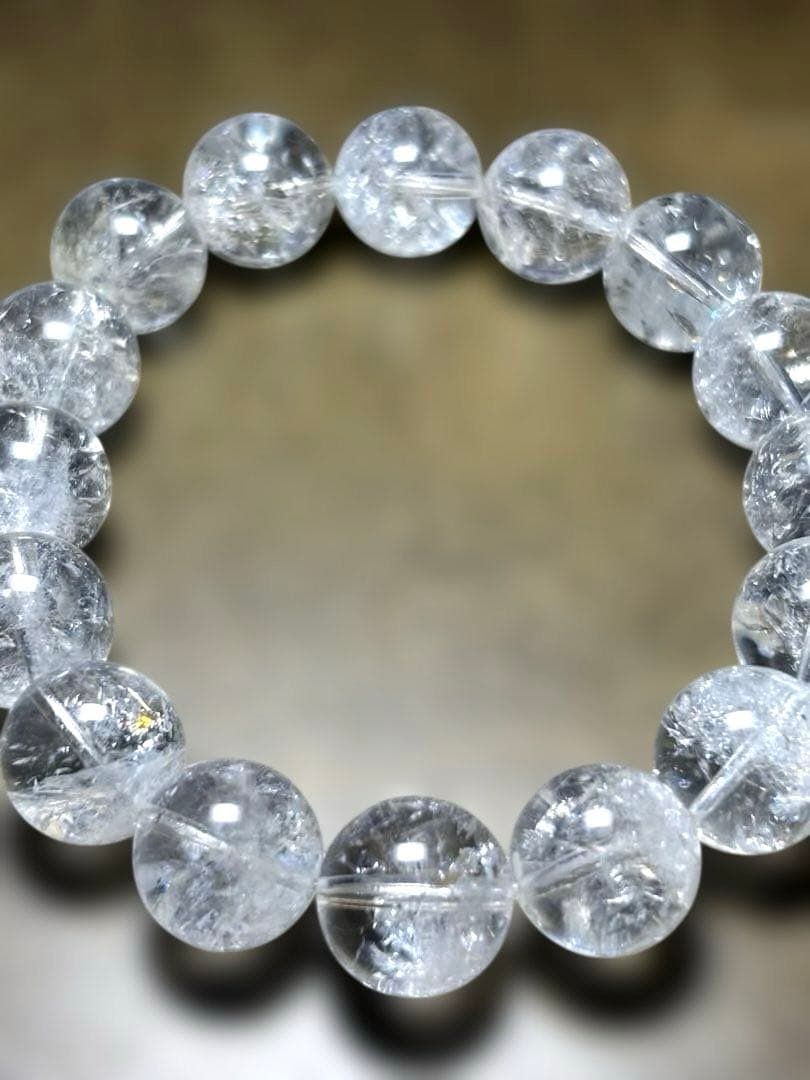 【極上大玉】レムリアンアゼツライトブレスレット約13.6㎜（新品未使用）鑑定書付