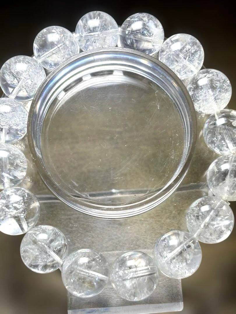 【極上大玉】レムリアンアゼツライトブレスレット約13.6㎜（新品未使用）鑑定書付