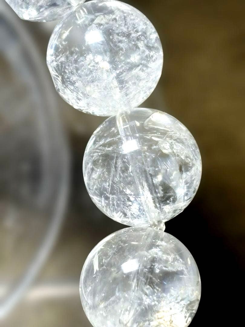 【極上大玉】レムリアンアゼツライトブレスレット約13.6㎜（新品未使用）鑑定書付