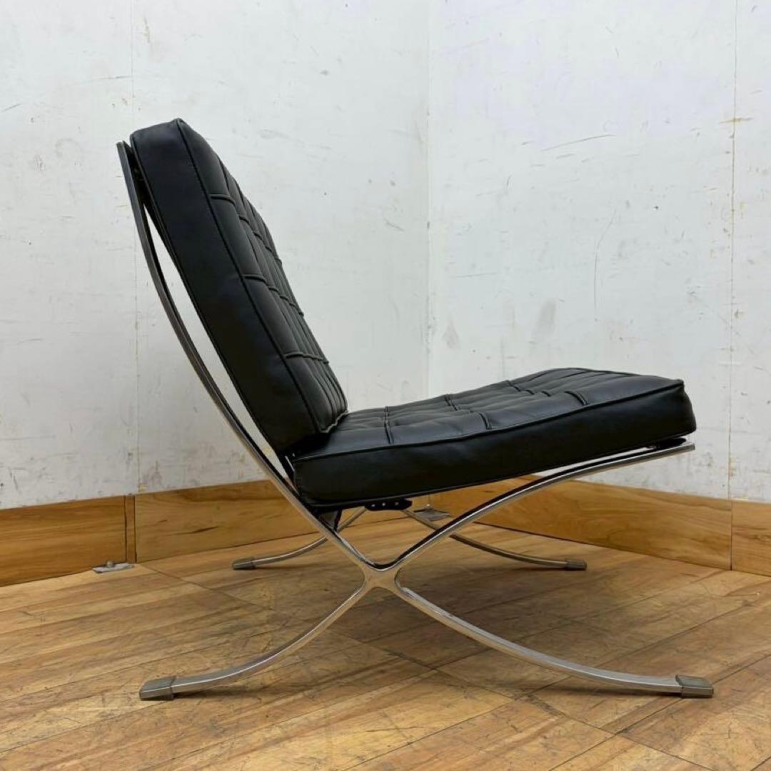 美品Barcelona Chair バルセロナチェアリプロダクト品シングルソファ