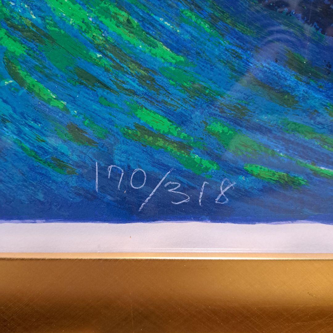 版画　マイケルルー　Michael LEU カルテット　猫　現代アート