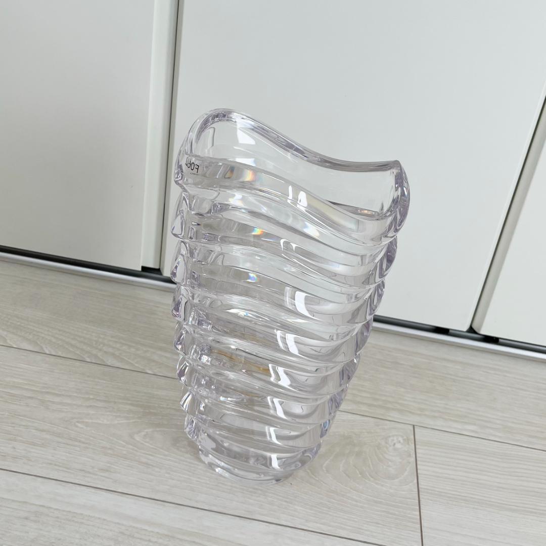 割れない花瓶】PC wave(高さ33cm・直径18.5cm)