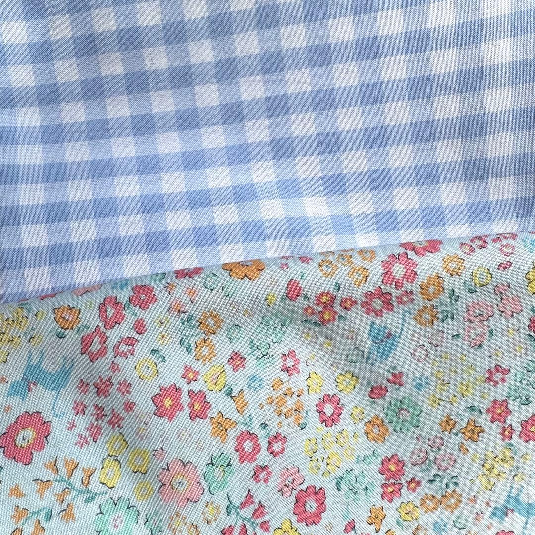 まる様【123】レッスンバッグ　花柄　上履き　入園入学　ハンドメイド女の子