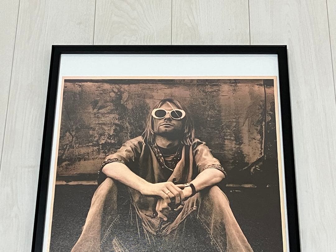 【額縁付き】A2 ポスター カートコバーン NIRVANA