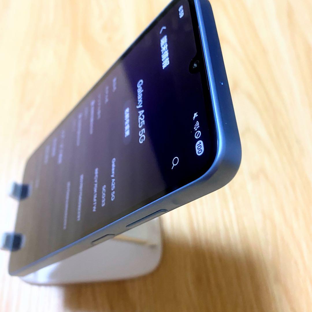 【極美品】Galaxy A25 5G ブルー SIMフリー 本体