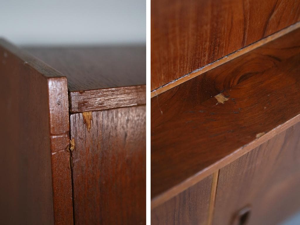 英国アンティークチーク古木ライティングビューロー/木製デスク/勉強机92-265