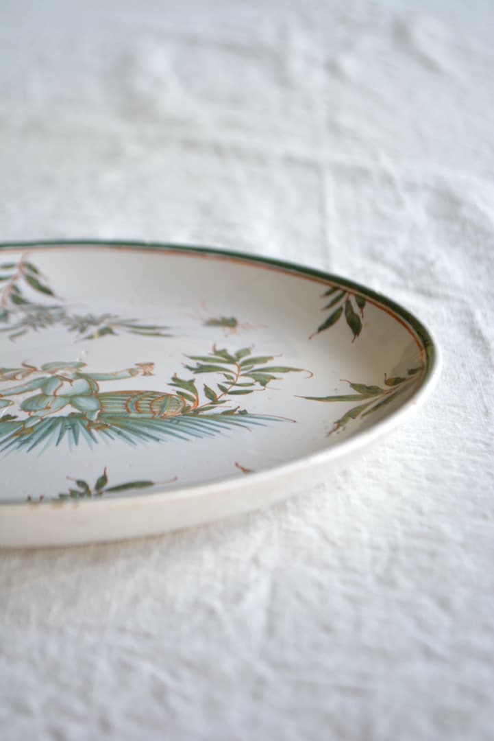 フランス  ファイアンス アンティークプレート 1800年代