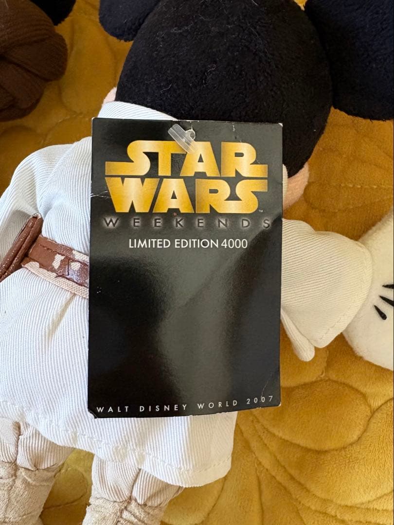 スターウォーズウィークエンド2007 ミッキー＆ミニー ぬいぐるみ限定4000体