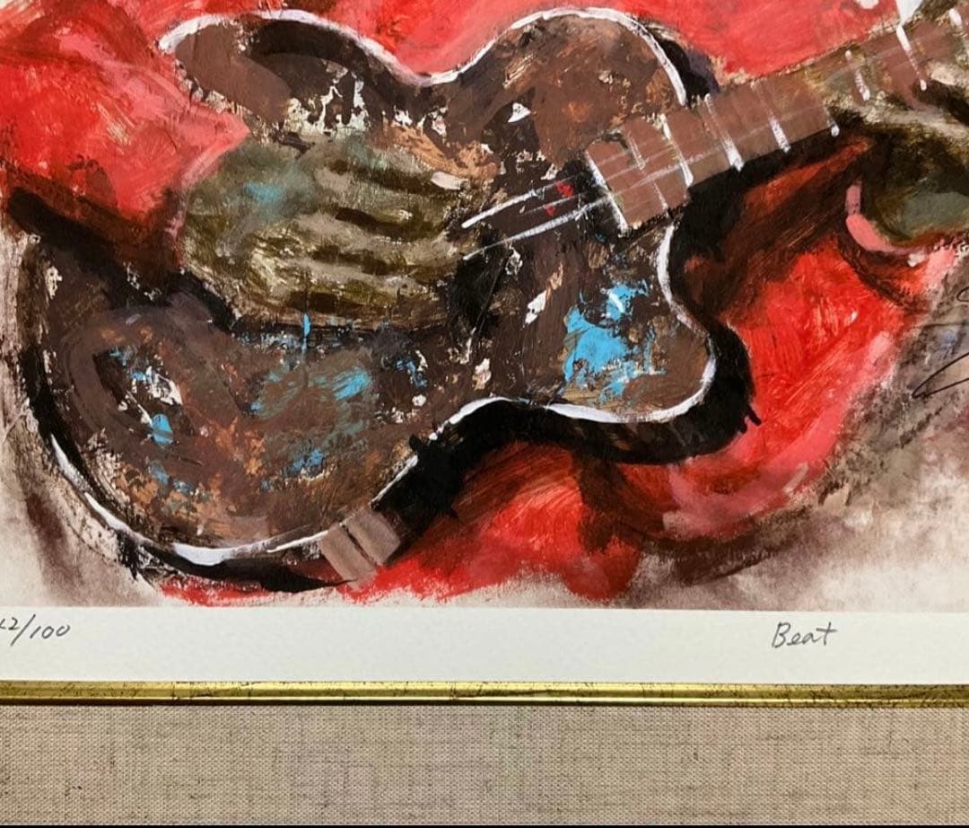 絵画・額縁・版画・津田耕・Beat・JAZZ・美術品・インテリア・雑貨