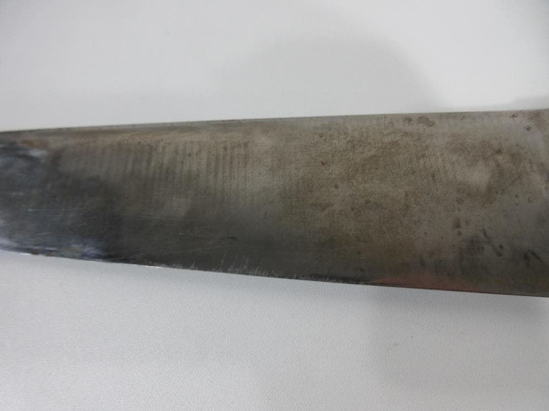 0225X 直澄作 牛刀包丁 鋼 334mm