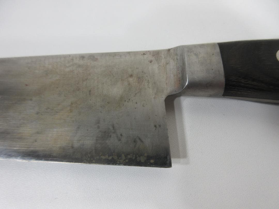 0225X 直澄作 牛刀包丁 鋼 334mm