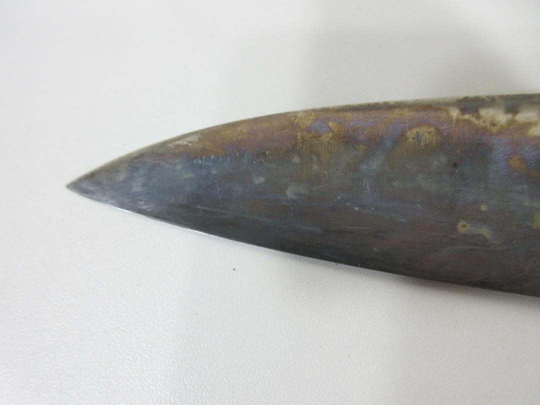 0225X 直澄作 牛刀包丁 鋼 334mm