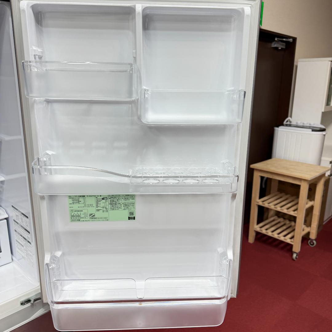 東京23区送料無料　未使用品　日立470L冷蔵庫　2025年製展示品　除菌済み