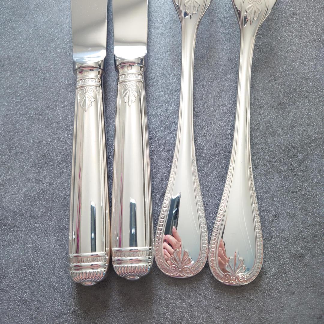 美品 クリストフル マルメゾン テーブルナイフ テーブルフォーク 4点