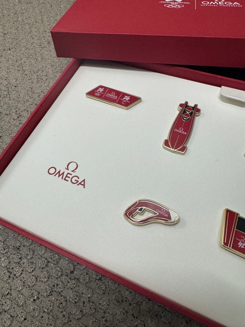 非売品　限定品　2026年オリンピック OMEGAピンバッジ7個セット