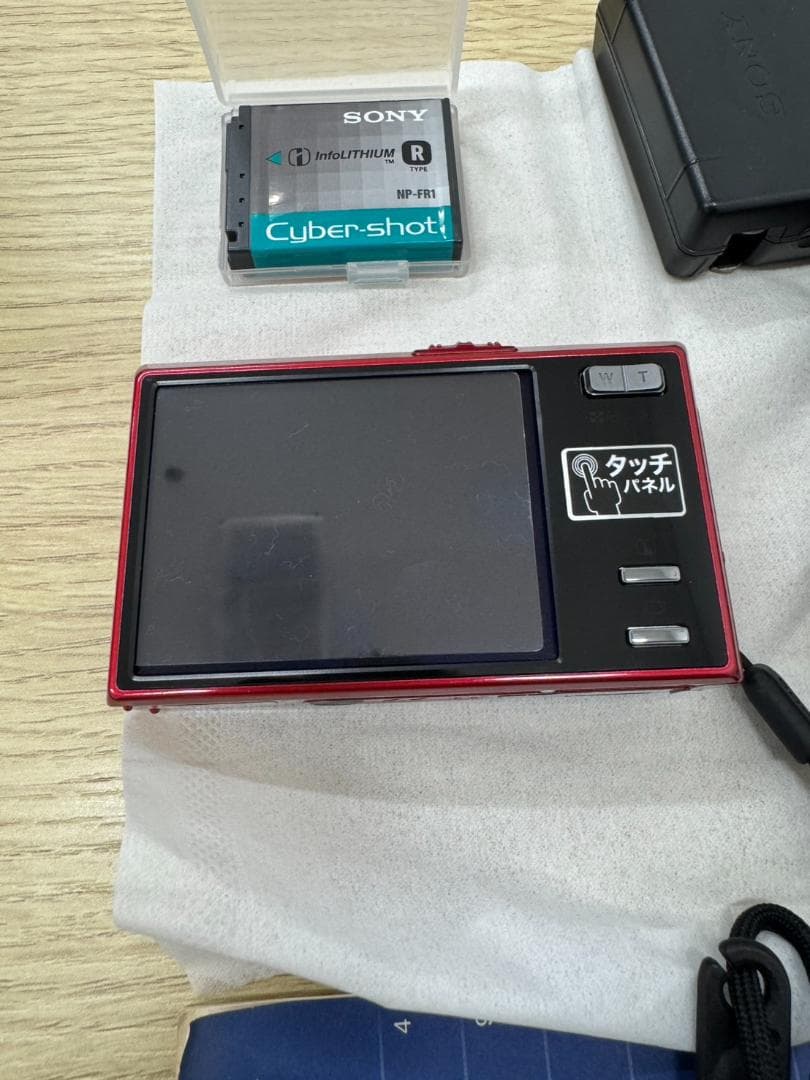 SONY cyber-shot DSC-T50 レッド サイバーショット　赤