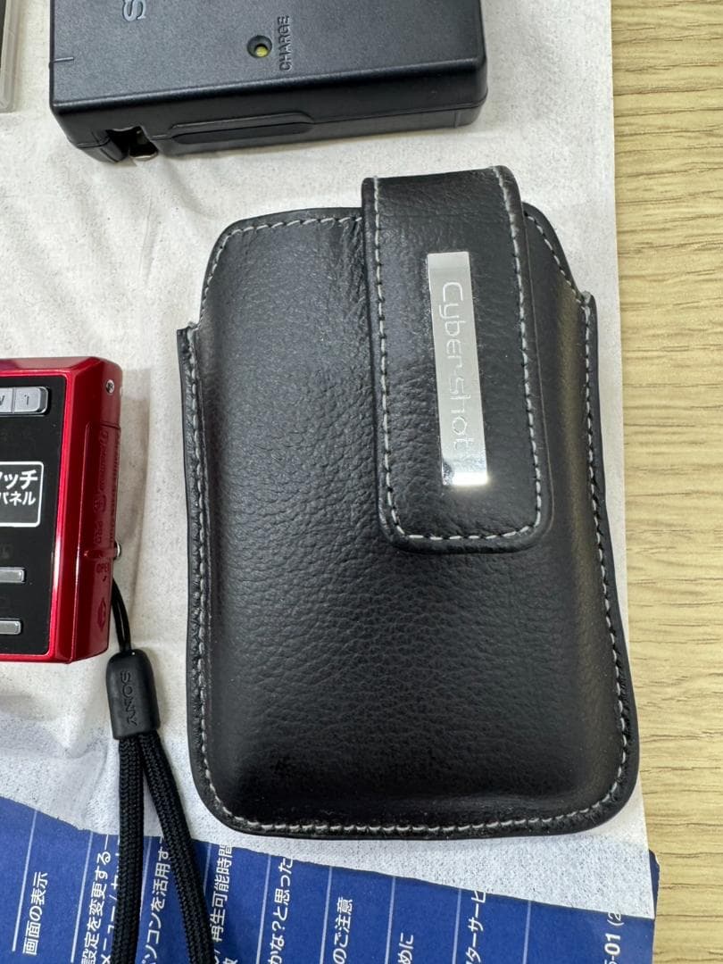 SONY cyber-shot DSC-T50 レッド サイバーショット　赤