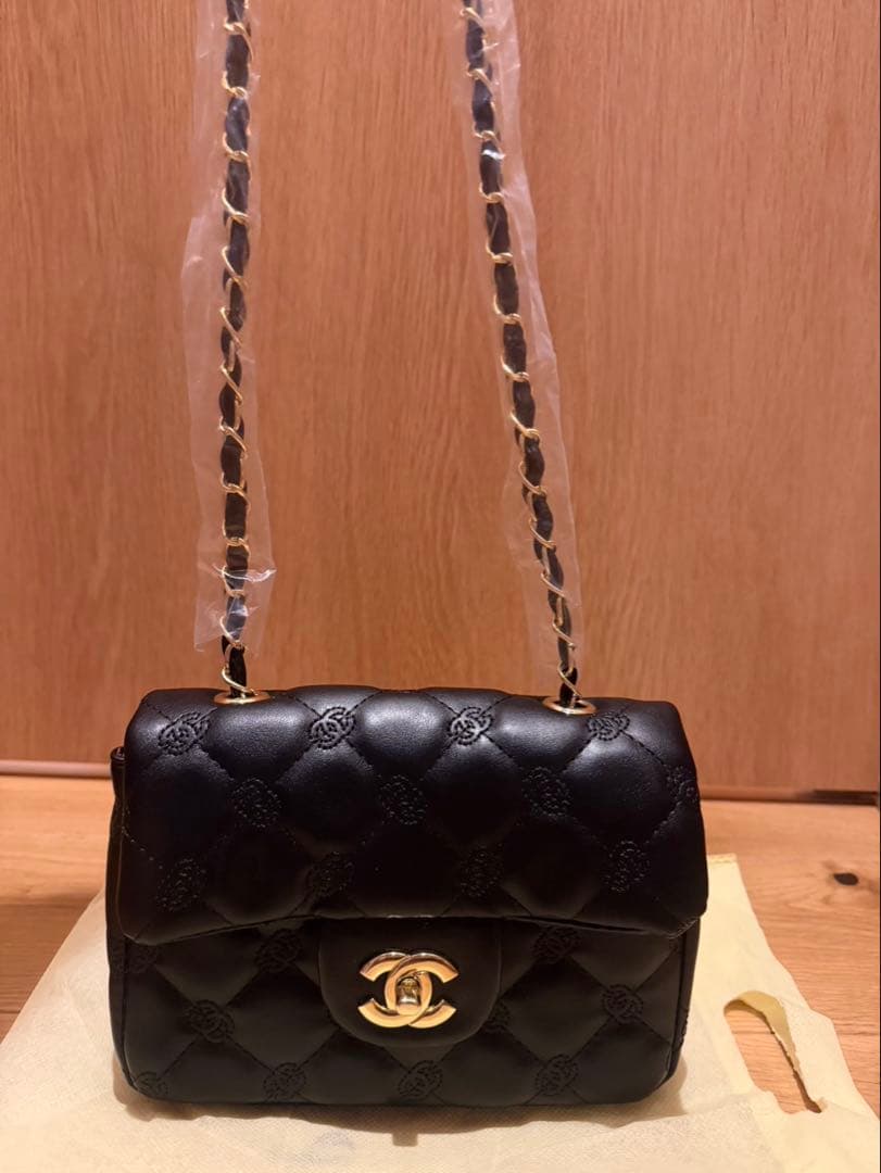 ショルダーバック　黒　ノベルティ