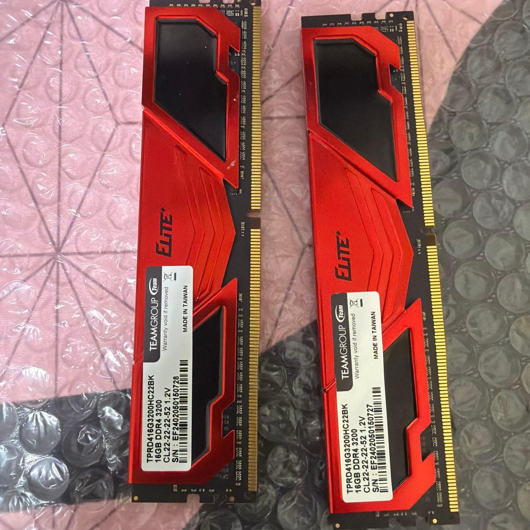 Elite DDR4 メモリー 16GB×2枚セット　3200Mhz