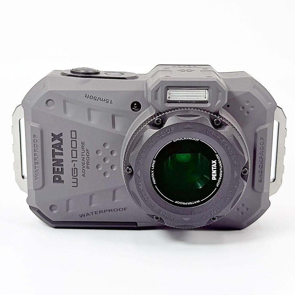 【美品】ペンタックス WG-1000 グレー コンデジ カメラ 中古
