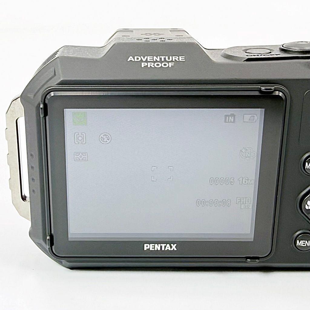 【美品】ペンタックス WG-1000 グレー コンデジ カメラ 中古