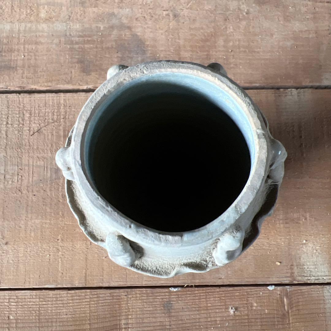 実家整理　かなり古そうな壺　中国？