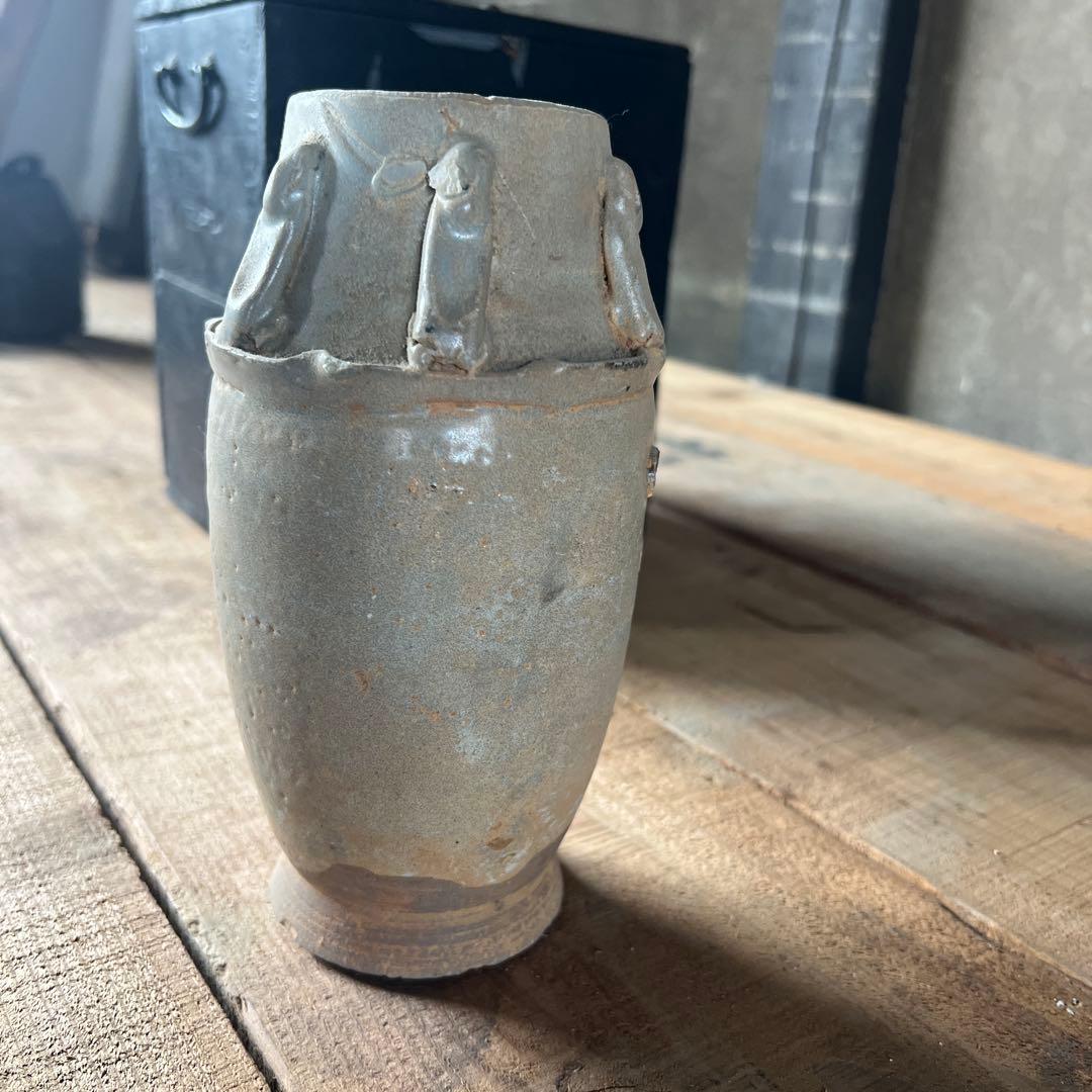 実家整理　かなり古そうな壺　中国？