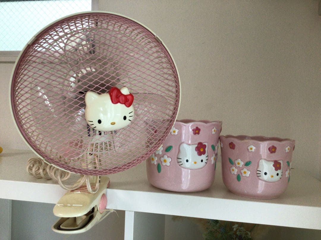 ★ハローキティ 当時物コレクターズアイテム★植木鉢・扇風機・カーテン他…★30点