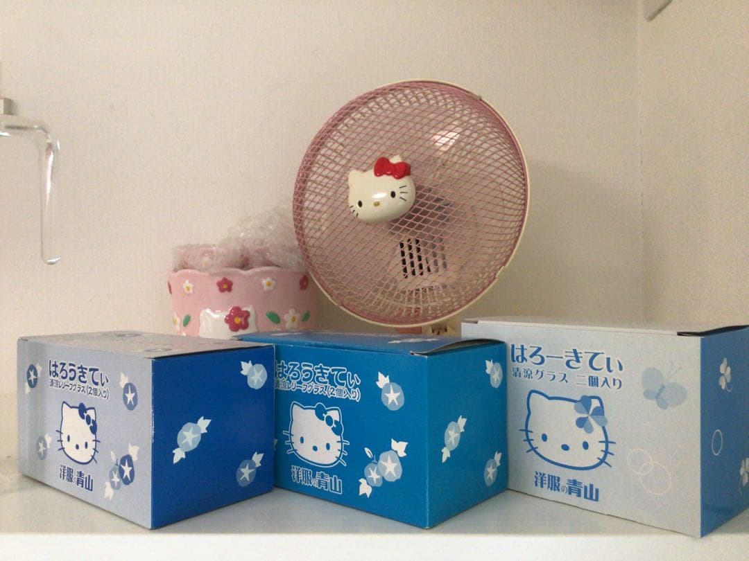 ★ハローキティ 当時物コレクターズアイテム★植木鉢・扇風機・カーテン他…★30点