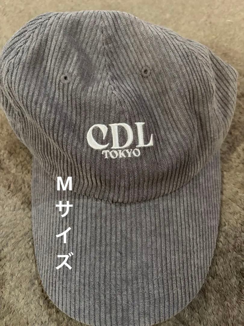 CDL Corduroy Cap キャップ　Charcoal 登坂広臣