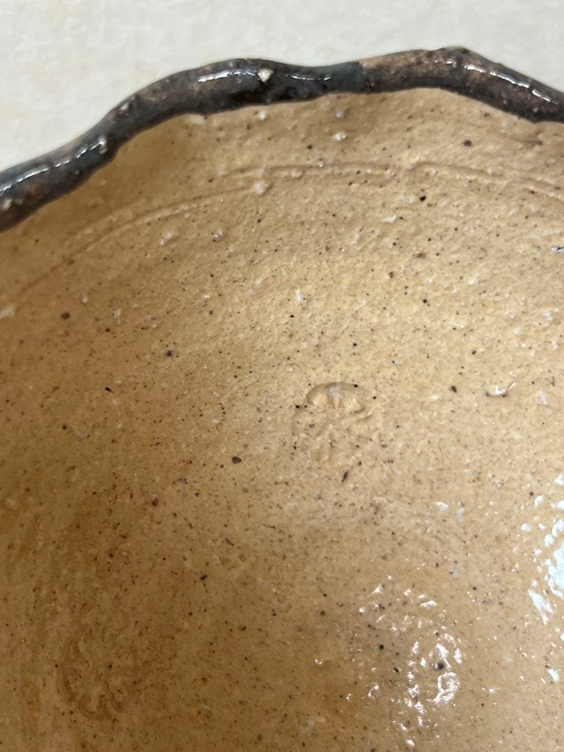 金重巌　灰釉梅花向付　六人