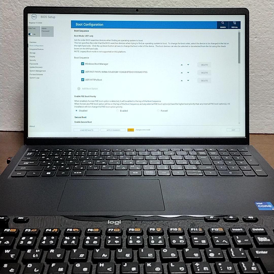 ジャンク ノートPC DELL Inspiron 15 3530 i7 16GB