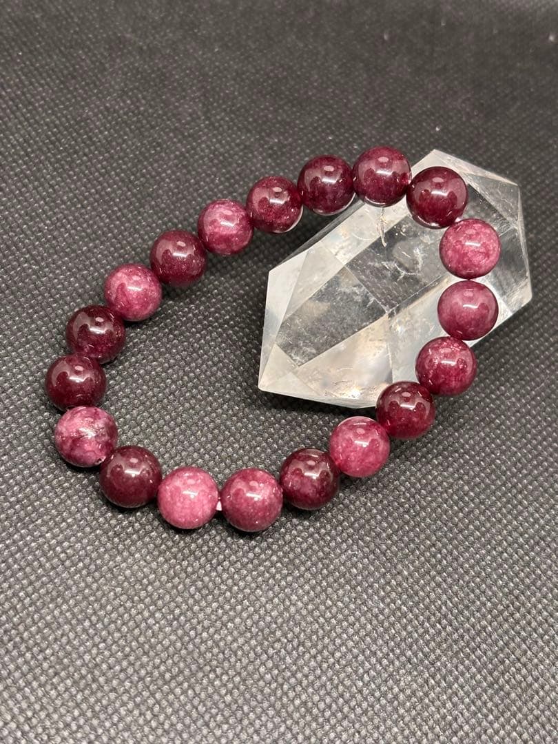 【限定】天然石パワーストーン　レッドアゲートブレスレット　10㎜ 男性用サイズ