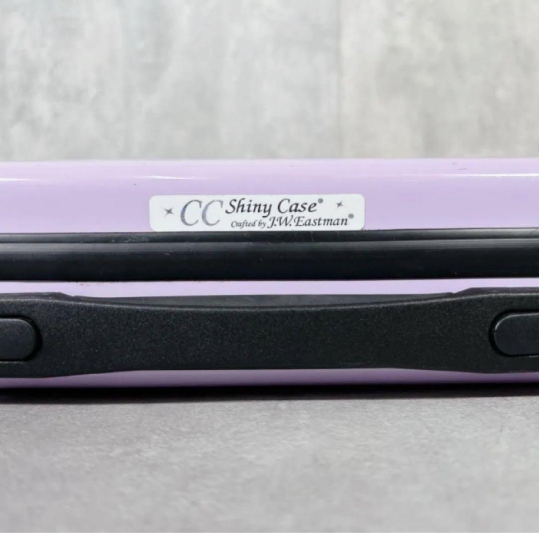 X315 CC シャイニーケース フルート ハードケース パープル ピンク 楽器
