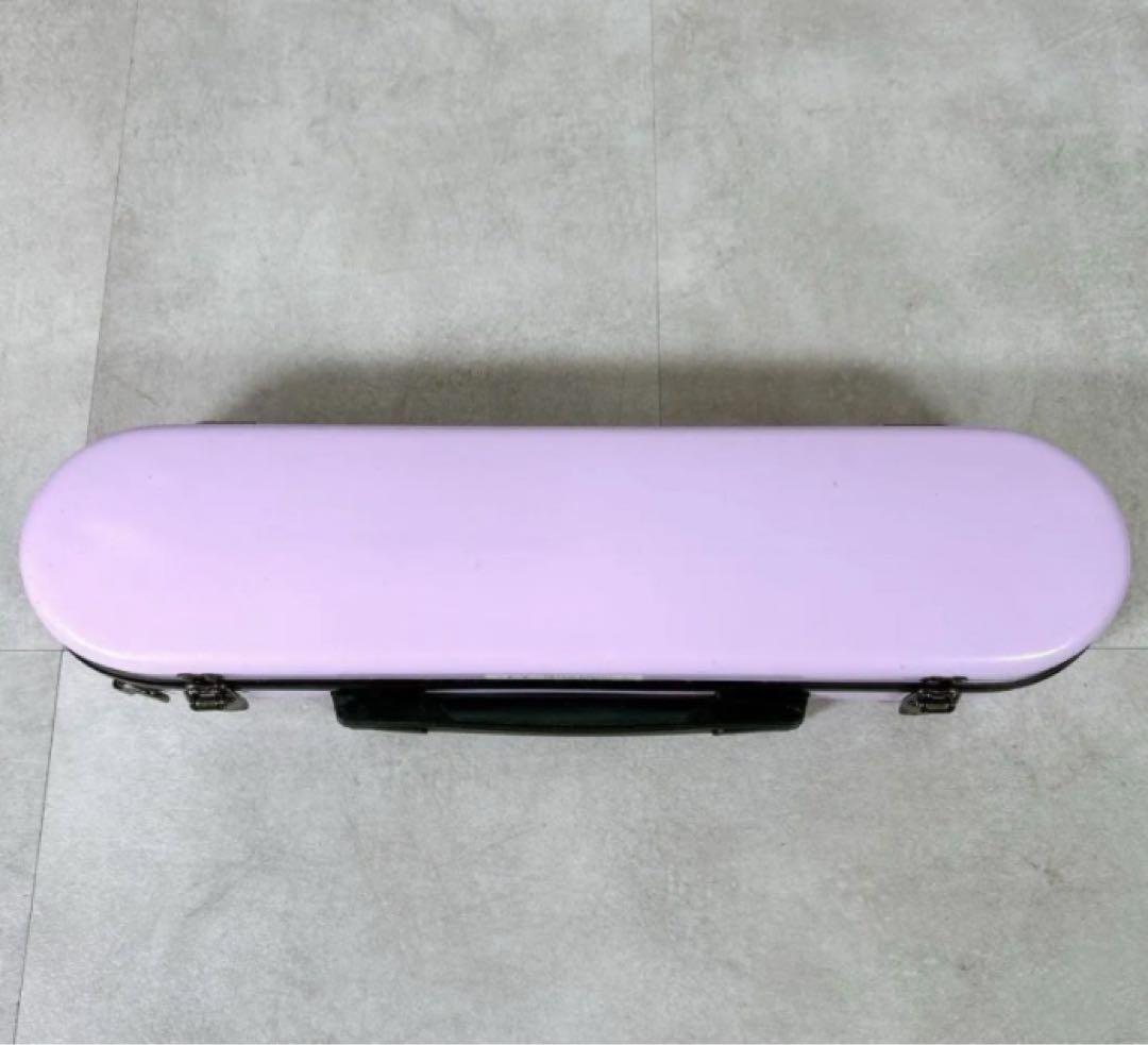 X315 CC シャイニーケース フルート ハードケース パープル ピンク 楽器