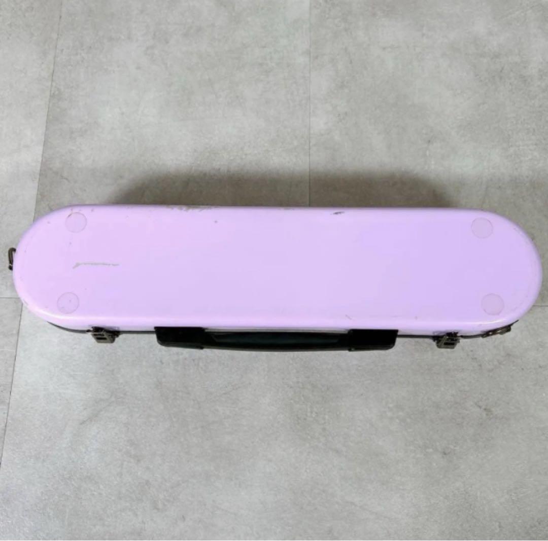 X315 CC シャイニーケース フルート ハードケース パープル ピンク 楽器