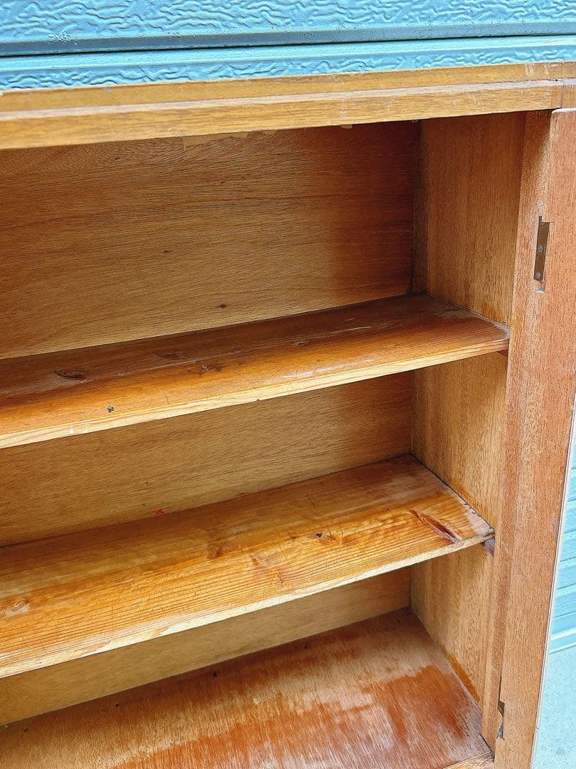 稀少/古道具/レトロ/木製/ガラス棚/棚/キャビネット/小引き出し/店舗什器