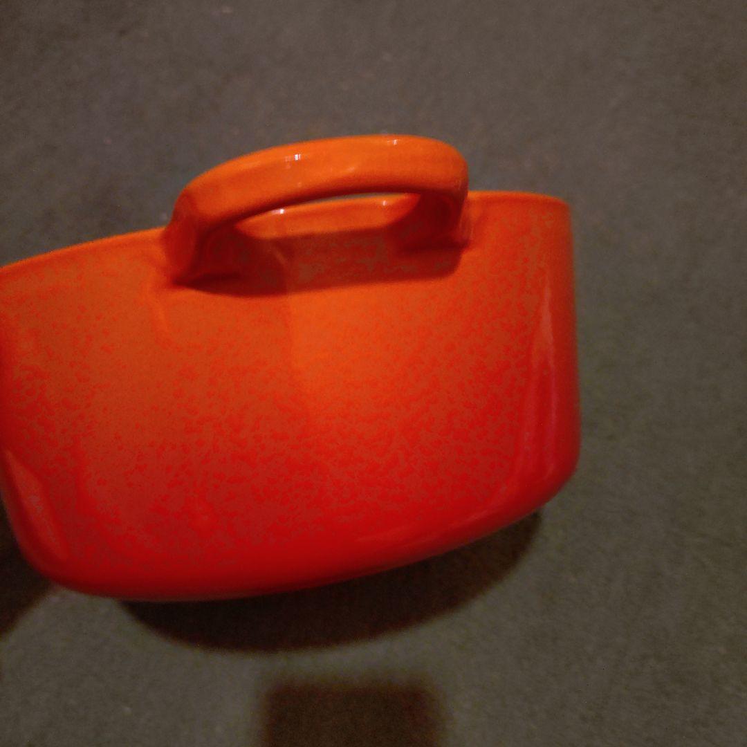 Le Creuset ル・クルーゼ　オレンジ 両手鍋 22cm