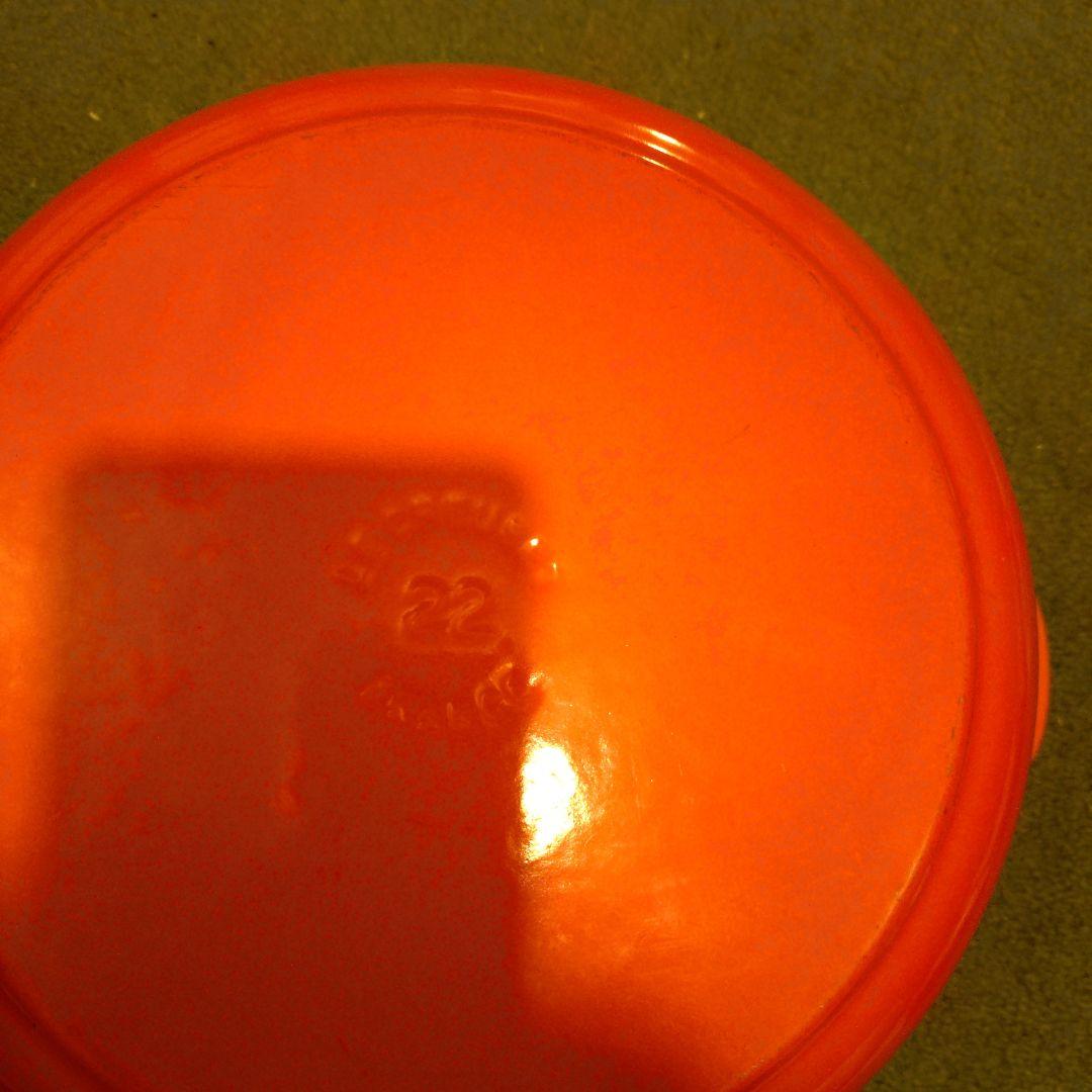 Le Creuset ル・クルーゼ　オレンジ 両手鍋 22cm