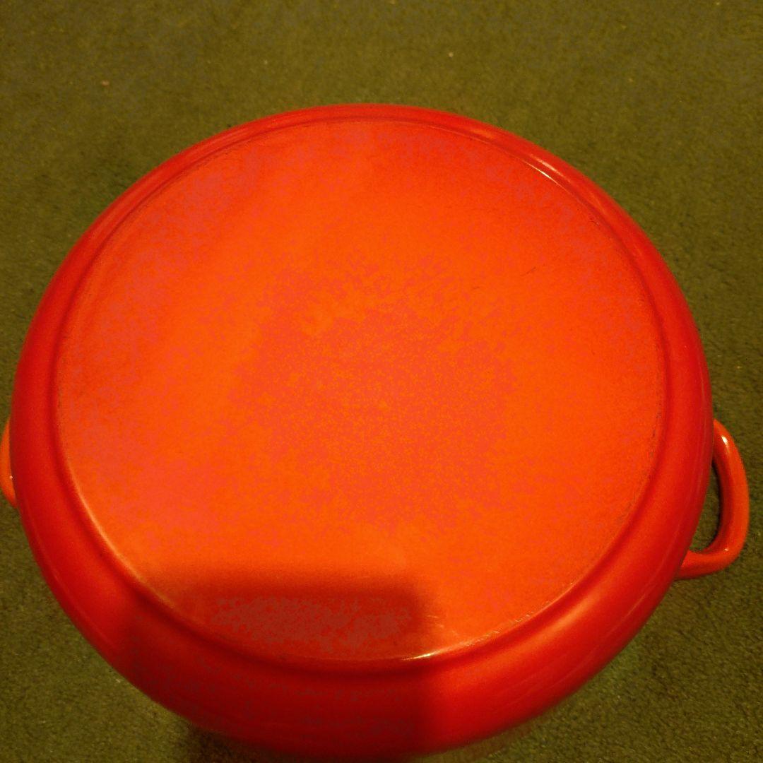 Le Creuset ル・クルーゼ　オレンジ 両手鍋 22cm