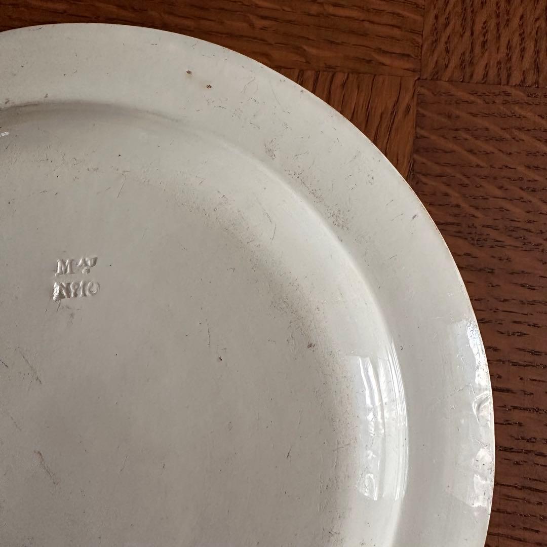 montereau フランス　アンティーク　ファイアンス　フィーヌ