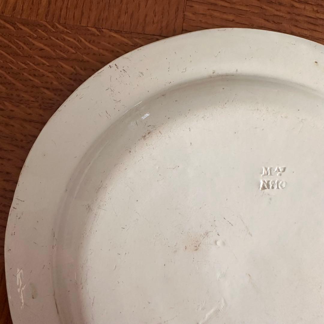 montereau フランス　アンティーク　ファイアンス　フィーヌ