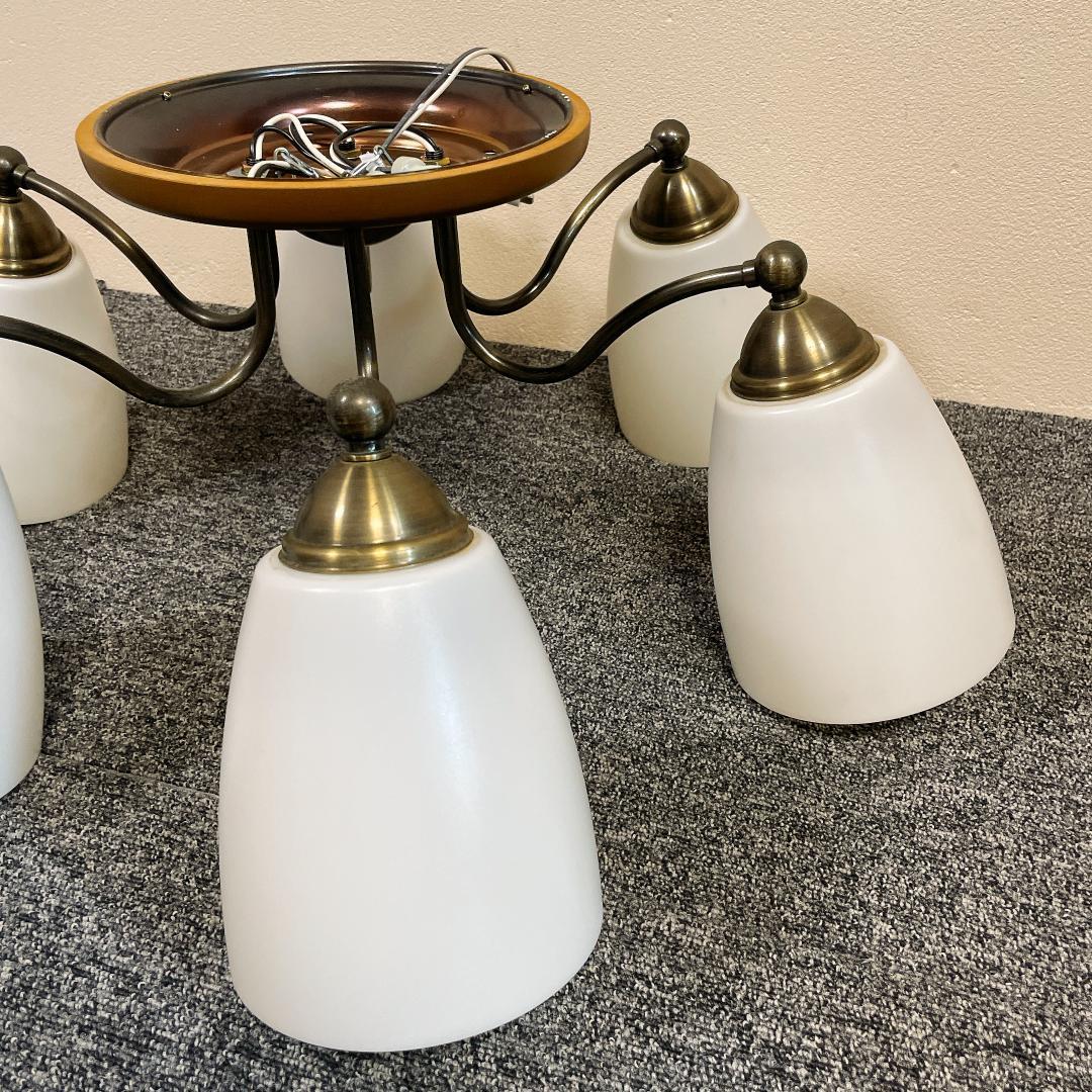 【希少】DAIKO DCH-33687 シャンデリア 6灯　ヴィンテージ