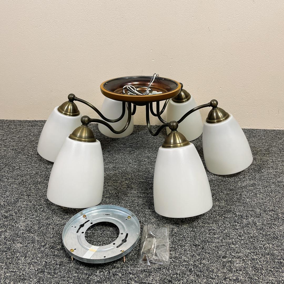 【希少】DAIKO DCH-33687 シャンデリア 6灯　ヴィンテージ