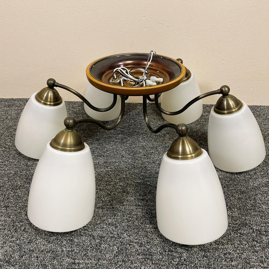 【希少】DAIKO DCH-33687 シャンデリア 6灯　ヴィンテージ