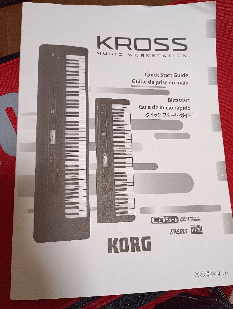 KORG コルグ KROSS 61鍵盤 シンセサイザー　セット売り