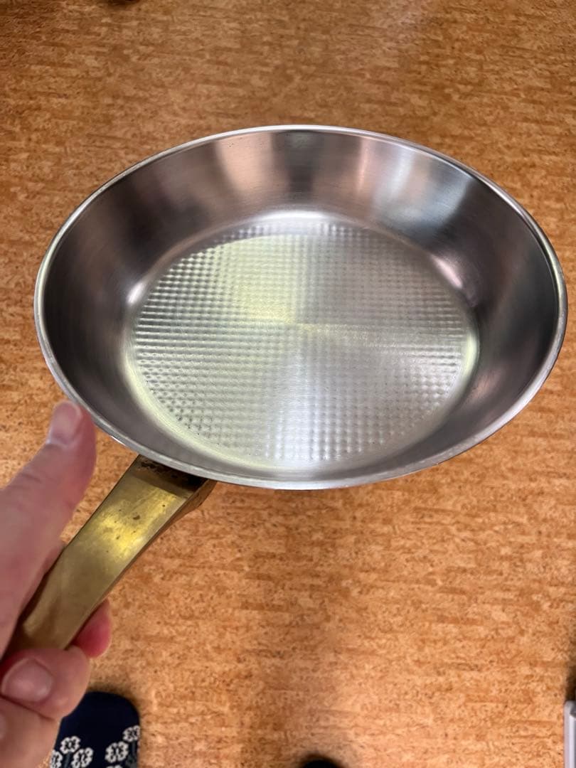 【スイス製】KUHN RIKON ステンレス フライパン 内径28cm シルバー