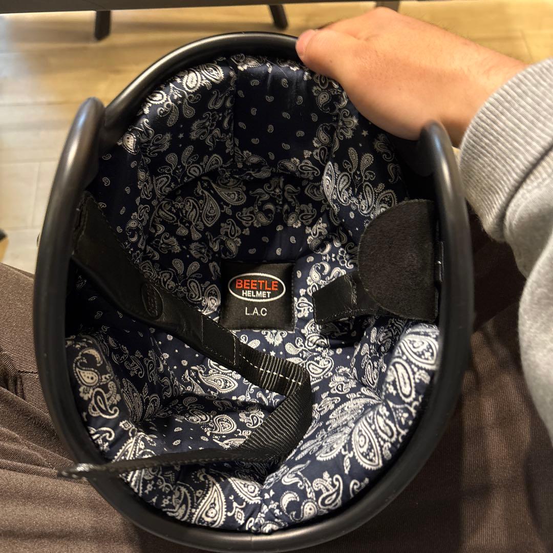 OCEAN BEETLE ジェットヘルメット LAC アイボリー